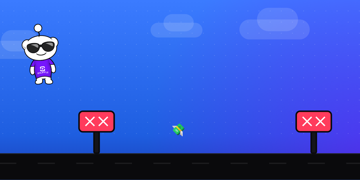 pp mid-jump over a ban sign in the game